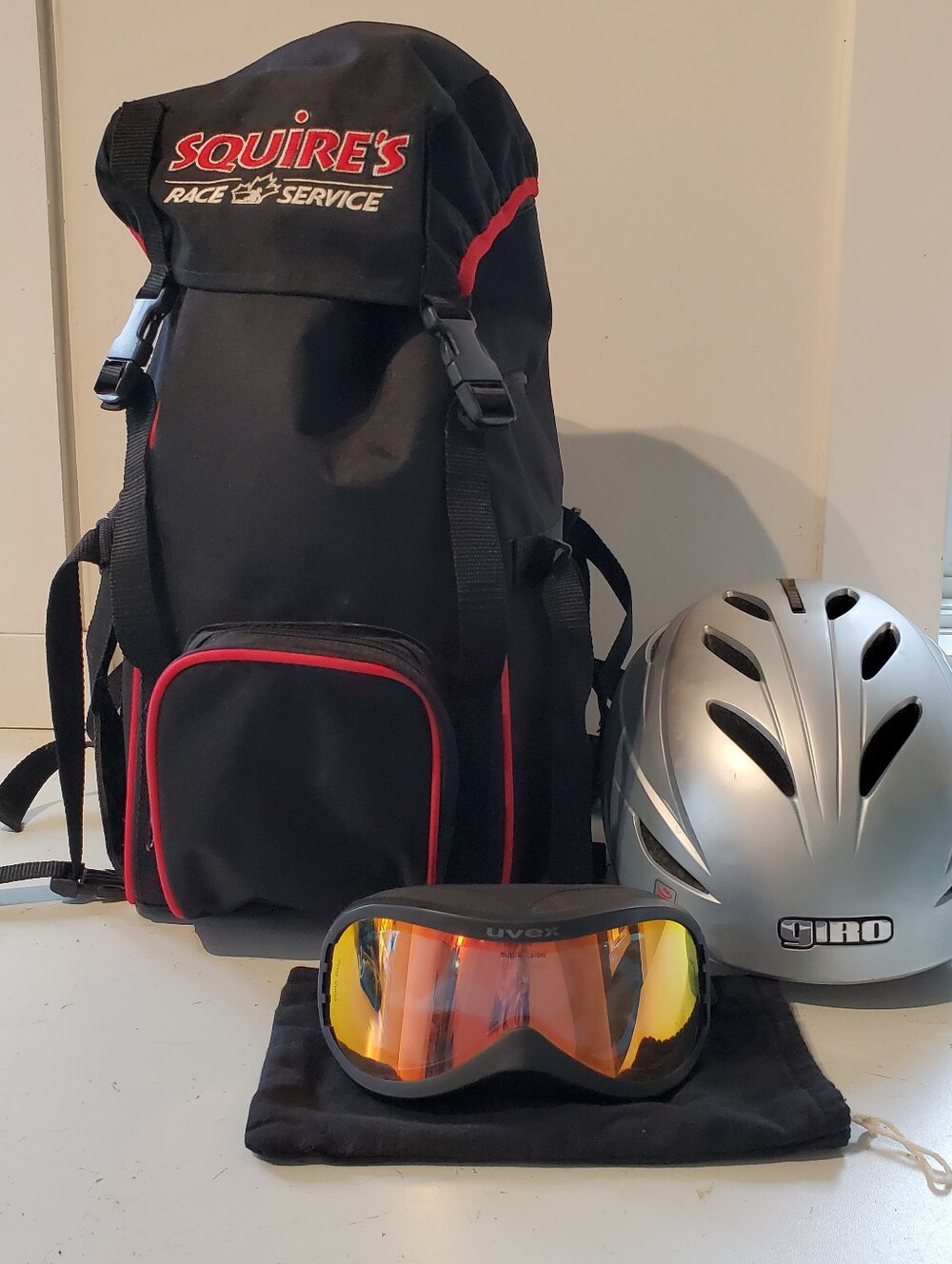 Ski Equiment Lot Bag, Goggles, Helmet